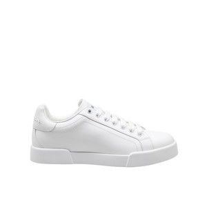 Dolce & Gabbana Portofino Sneakers In White Leather - NWT